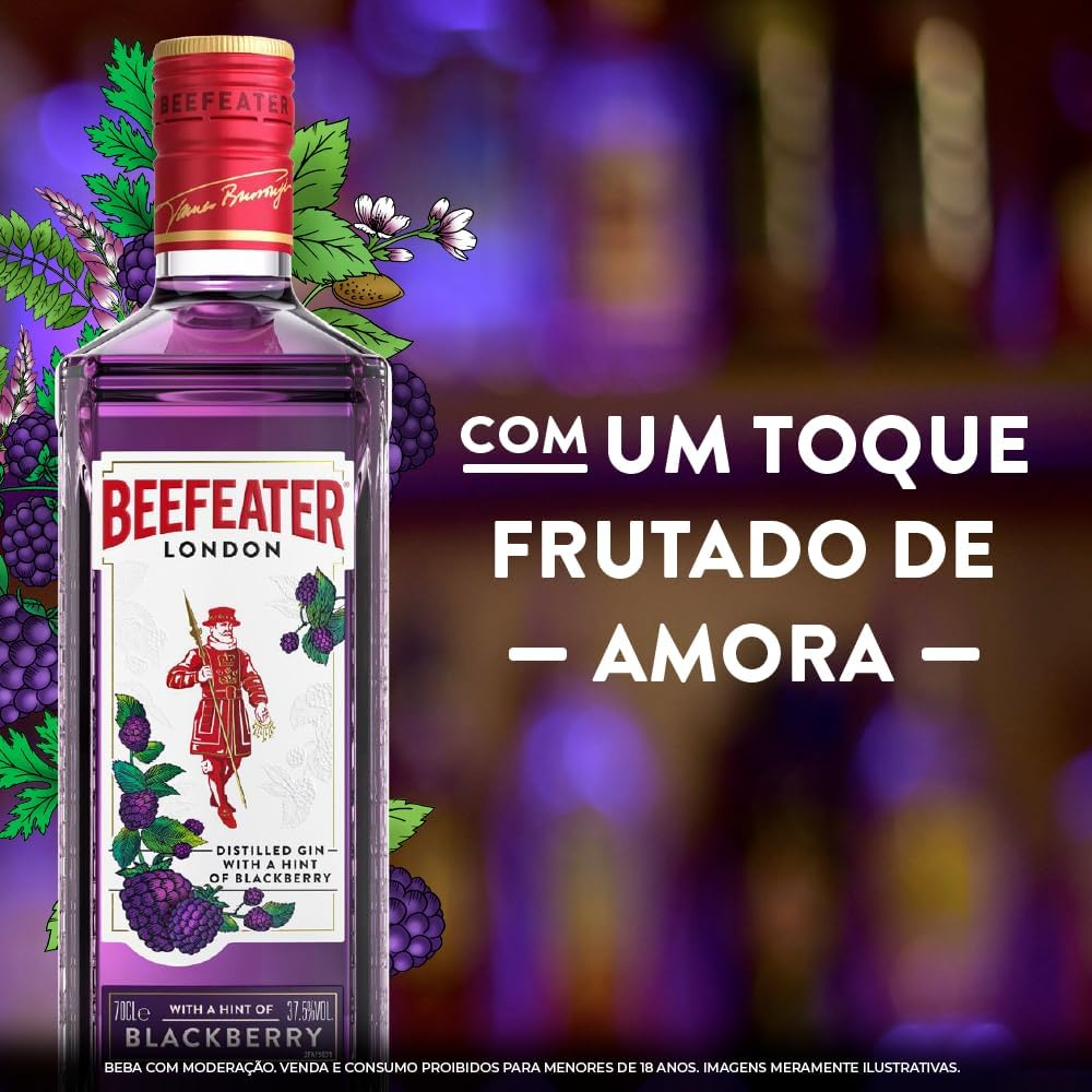 Gin Inglês Beefeater Blackberry Garrafa 700ml