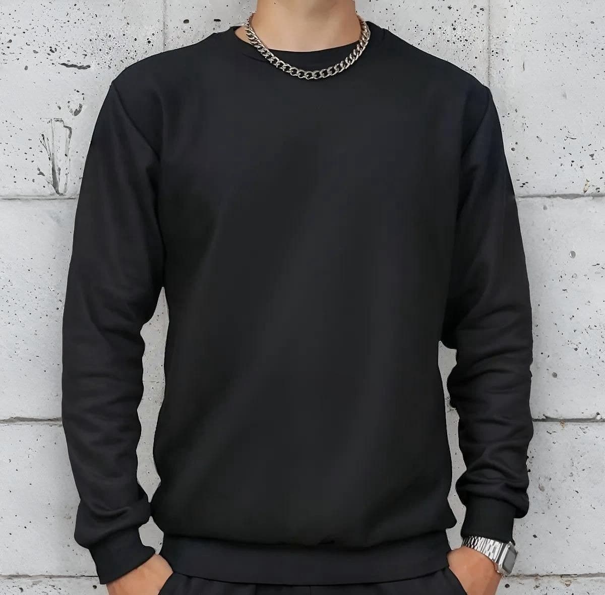 Moletom Blusa Frio Unissex Gola Redonda Careca Liso Promoção