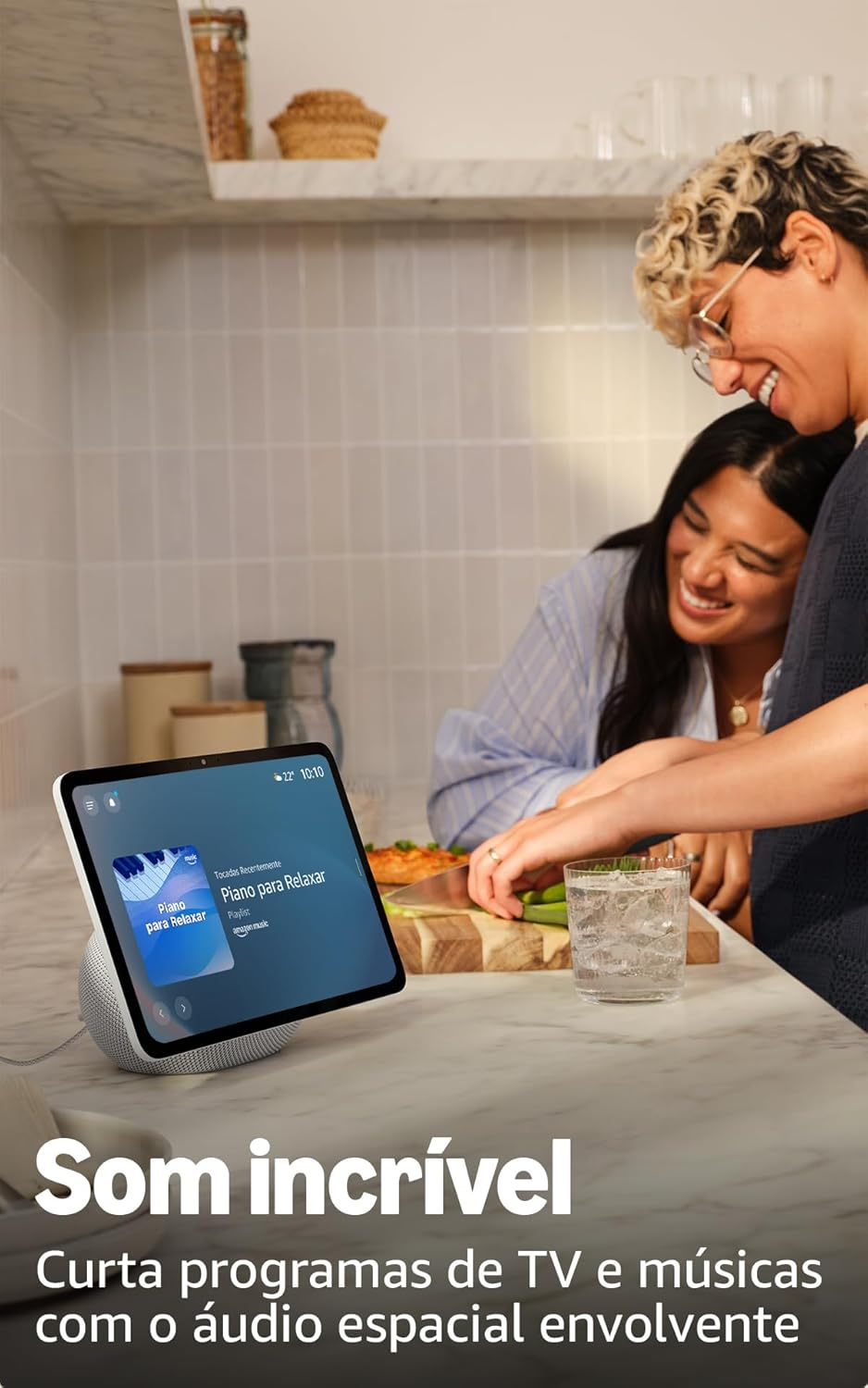 Amazon Echo Show 11 - Smart display Full HD de 11" redesenhado com mais área de visualização, áudio espacial e Alexa, Cor Grafite