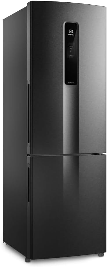Electrolux Geladeira Electrolux Frost Free Inverter 400L Efficient AutoSense e Rapid Freeze Inverse Black Inox Look (IB6B) Bivolt