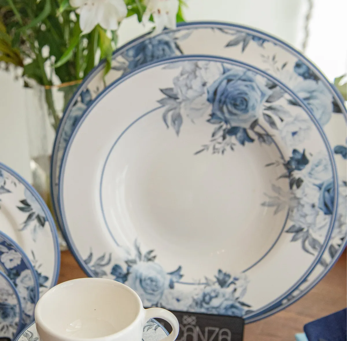 Conjunto De 6 Pratos Fundo Antique Alleanza