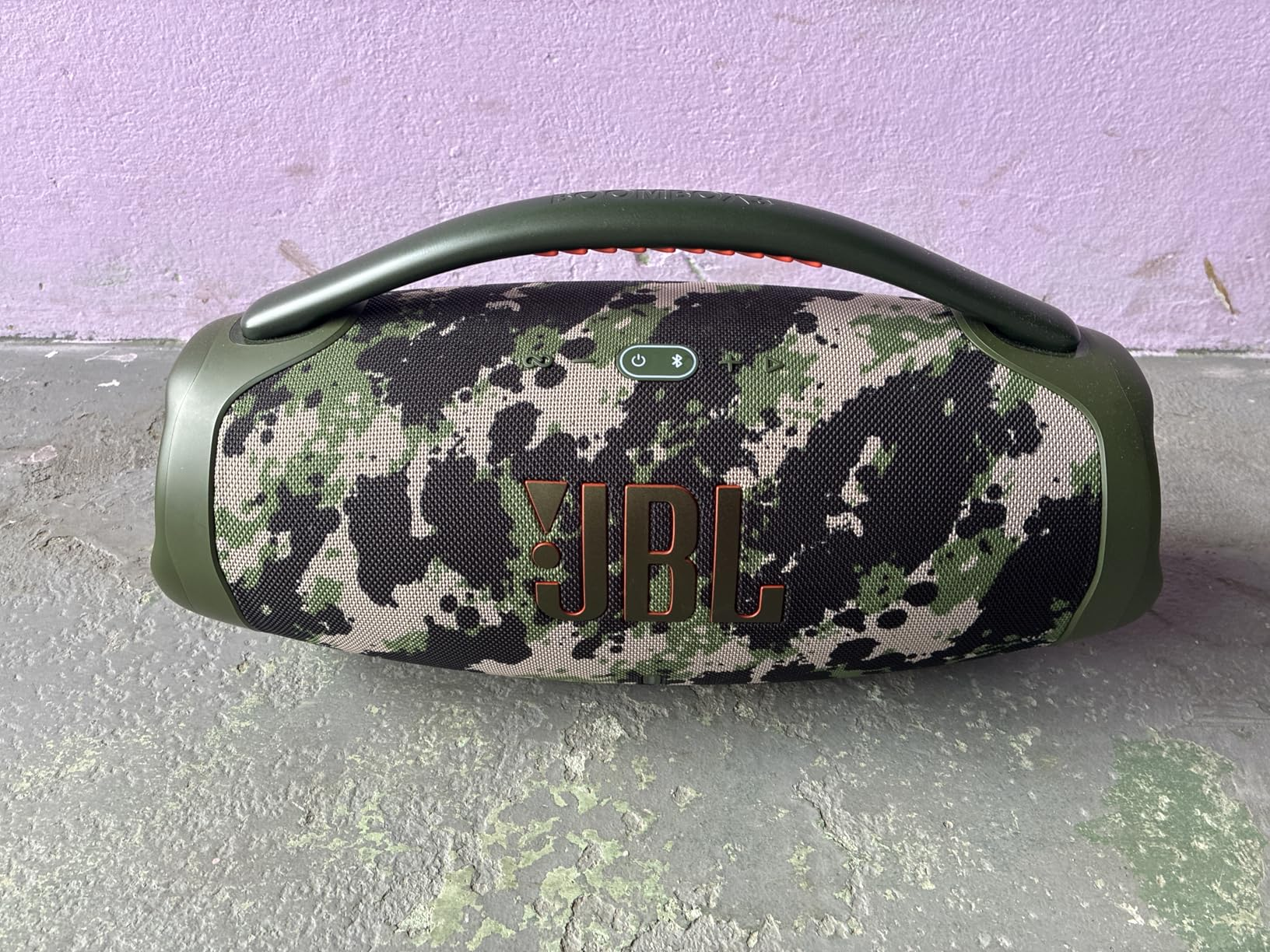 JBL, Caixa de Som, Boombox 3, Bluetooth, À Prova D'água e Poeira - Camuflada