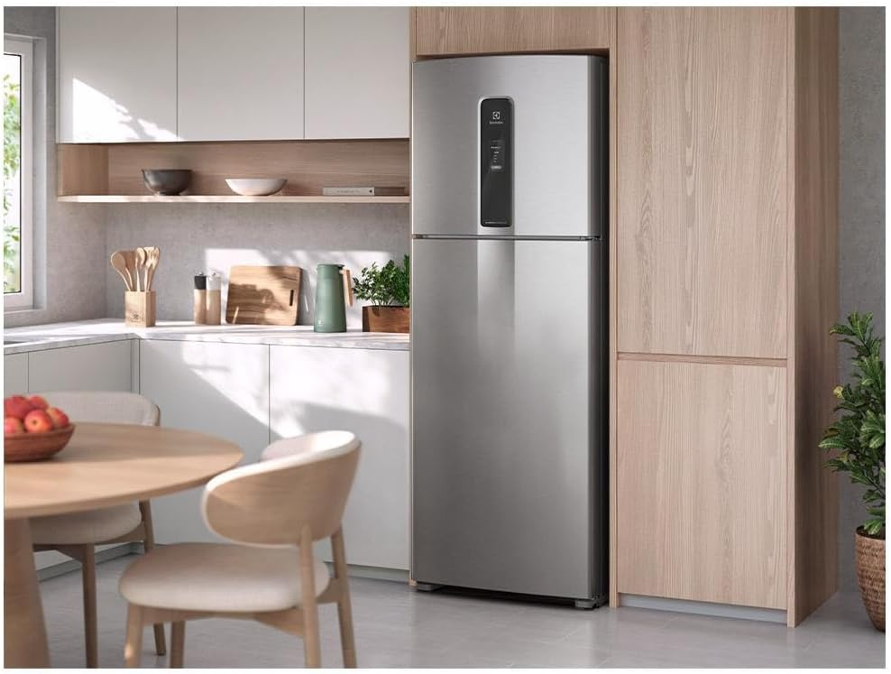 Geladeira Electrolux Frost Free Inverter 480L Efficient com AutoSense SmartBivolt Duplex (IT70S) - Bivolt (inox)