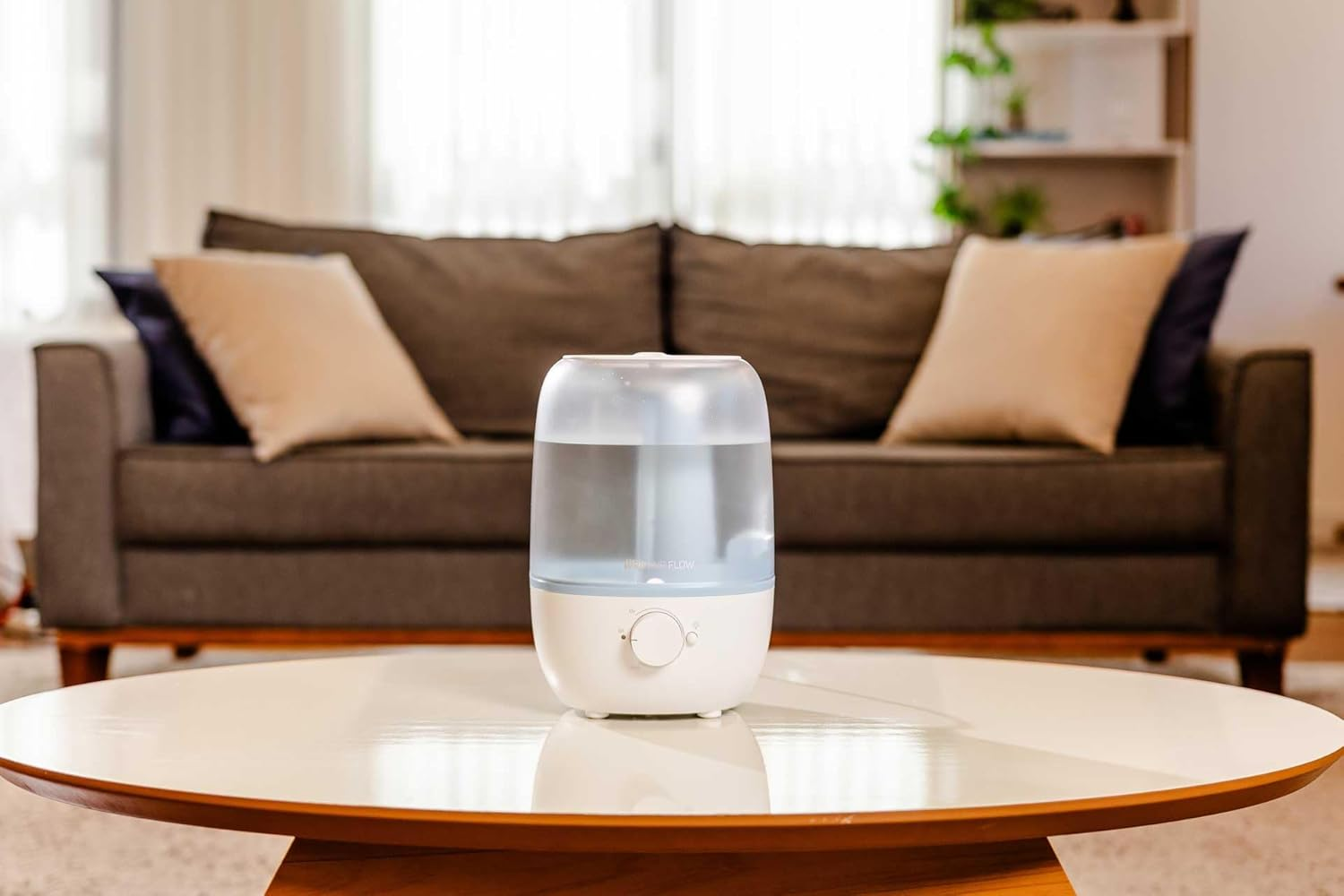 WAP Umidificador de Ar AIR FLOW U2 com Luminária e Difusor de Aromas, 2,3 Litros, 25W Bivolt