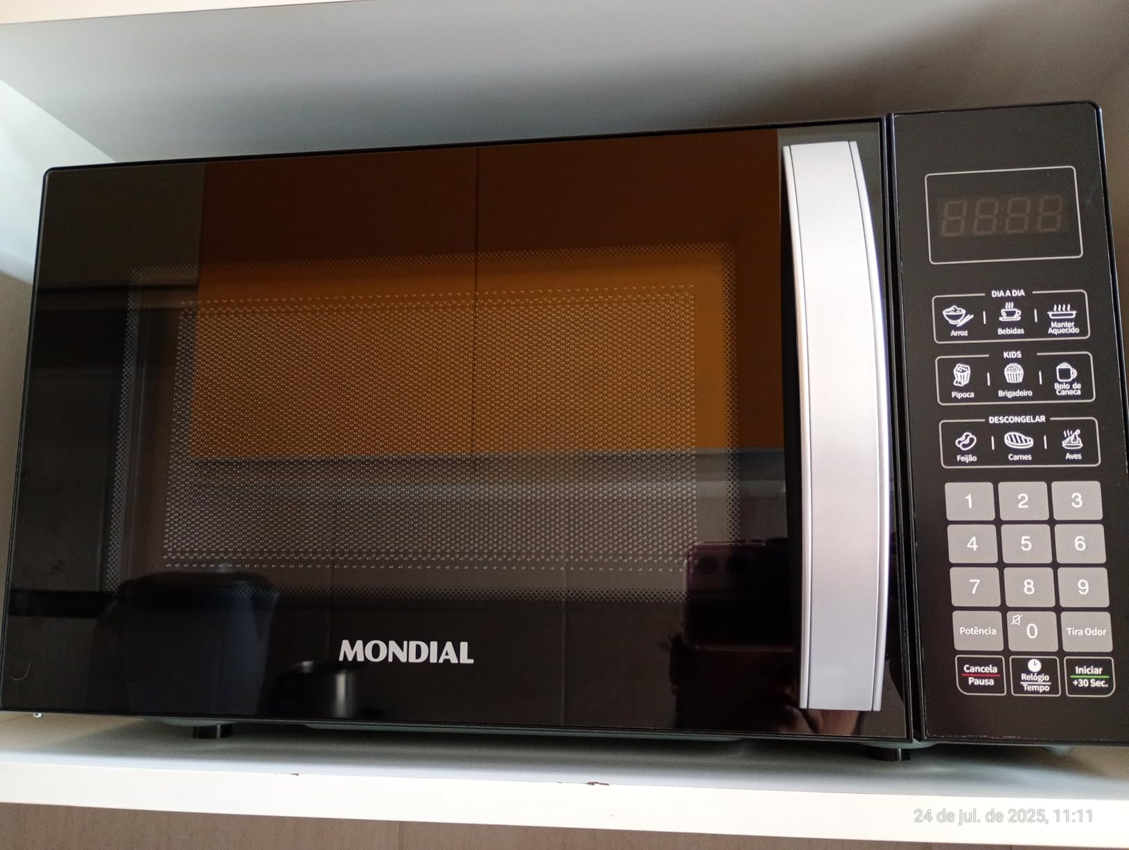 MONDIAL Micro-Ondas, Preto, 1200W, 110V - MO-01-21-B