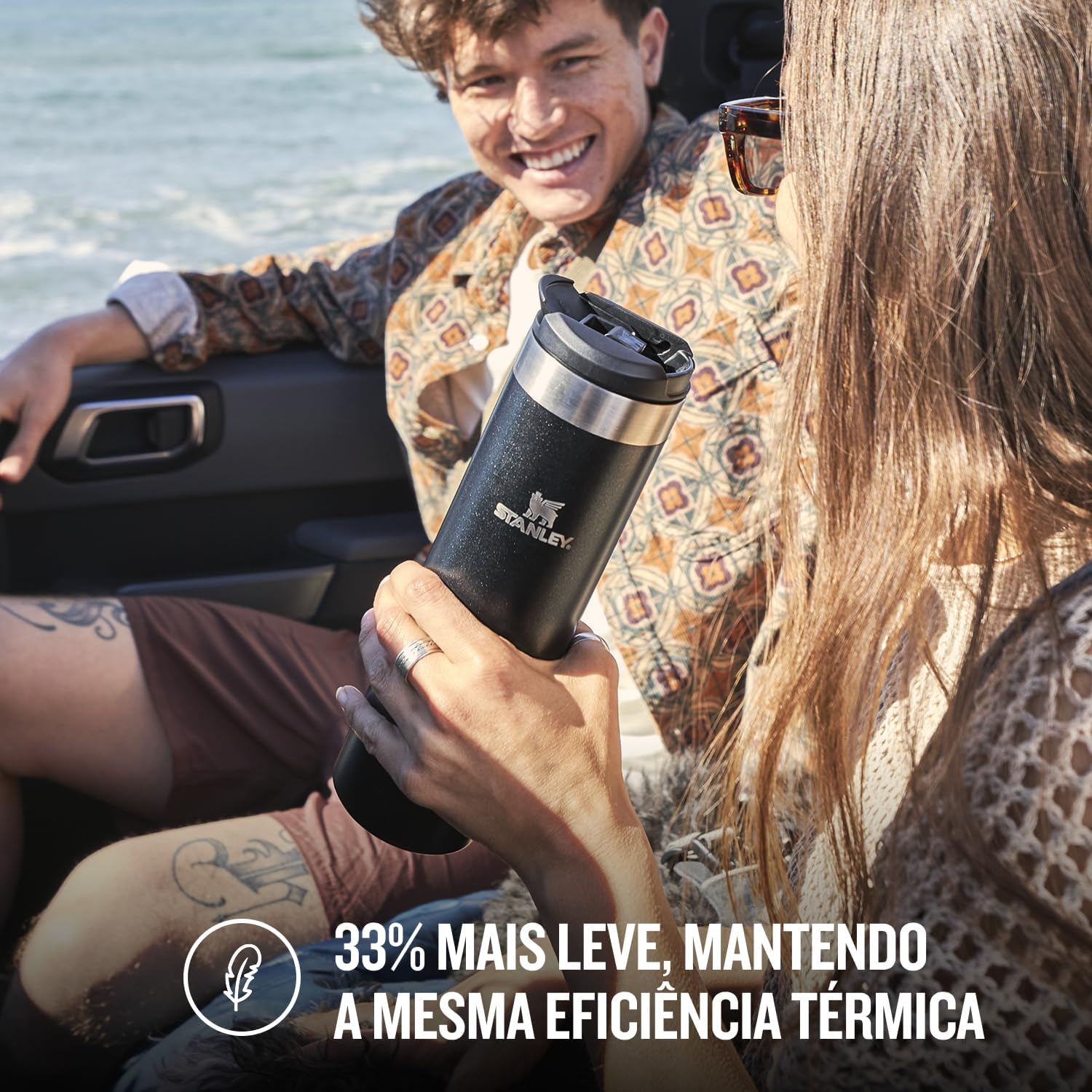 Stanley Garrafa Térmica Aerolight Transit Black | 591ml