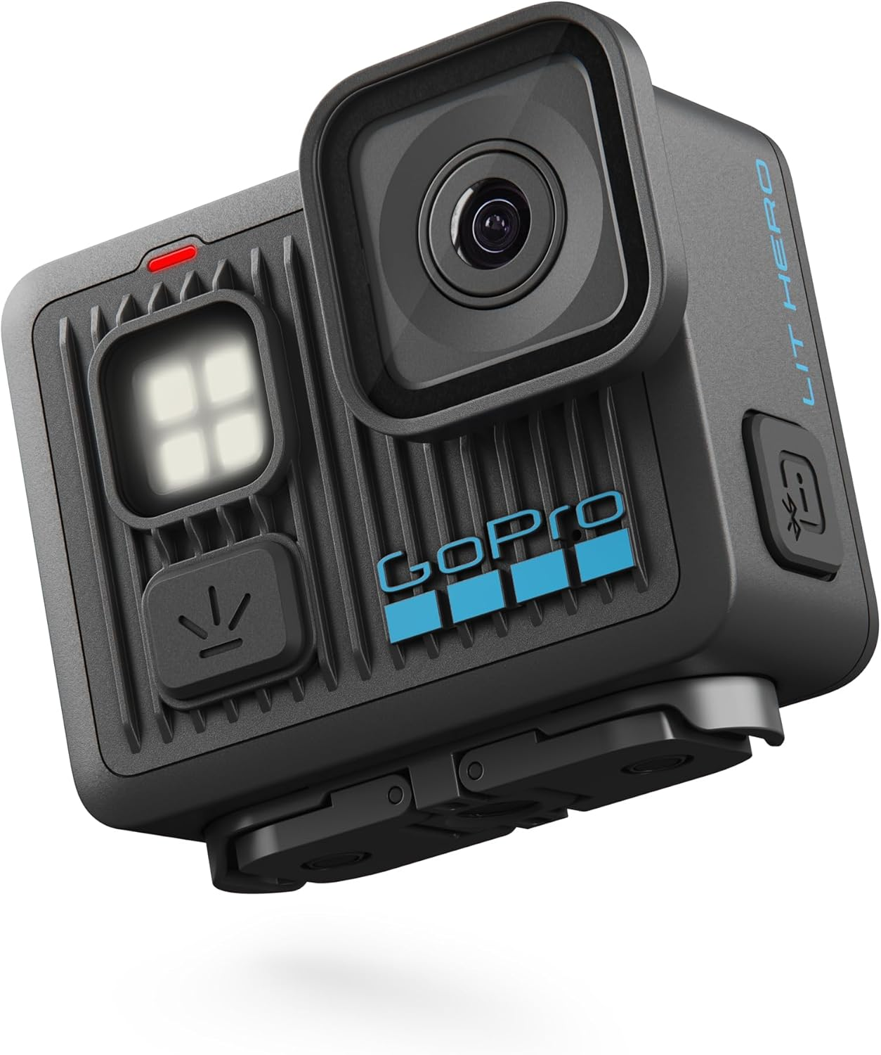GoPro LIT HERO - Câmera de Ação Compacta à Prova d'água com Luz Integrada, Vídeo 4K60