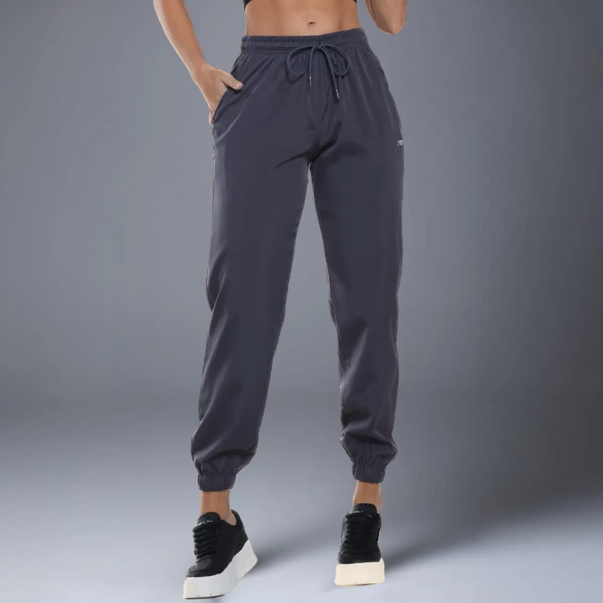 Calça Respirável Esportiva Slim Elastano Academia