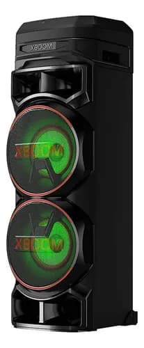 Torre de Som LG XBOOM Graves Potentes, Função DJ, Diversas Conexões, Bass Boost, Iluminação Colorida, Karaokê, Party Speaker - RNC9