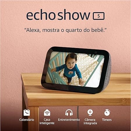 Echo Show 5 (Geração mais recente) Cor Preta