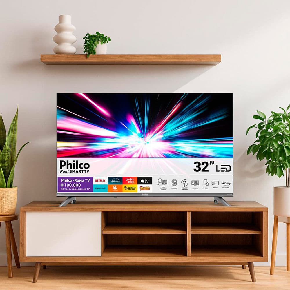 Smart TV LED 32" TV Dolby Audio Philco PTV32CRB