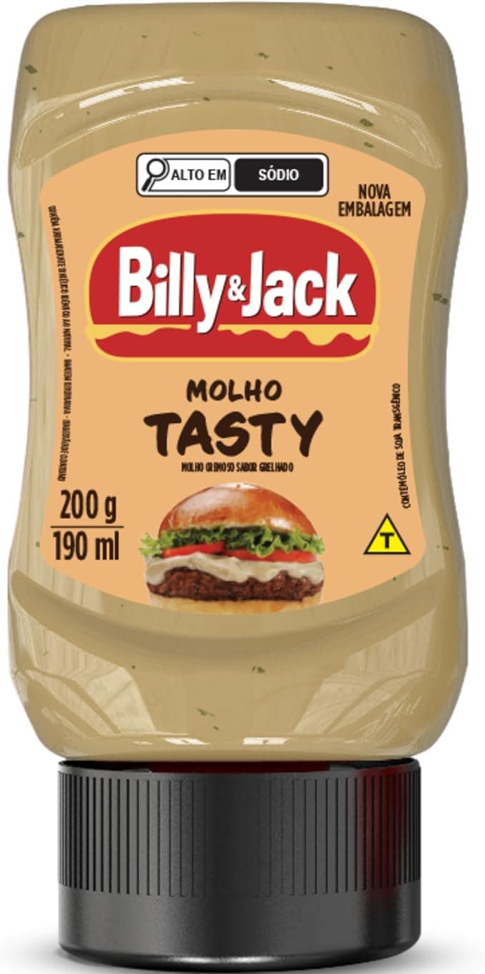 BILLY & JACK Molho Tasty Billy & Jack 200 Gramas