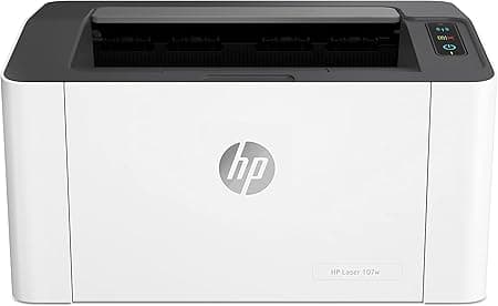 Impressora HP Laser 107a. Tecnologia de impressão Laser Impressora para Pequenas e Médias Empresas. Conectividade: USB 2.0 de alta velocidade (4ZB77A)