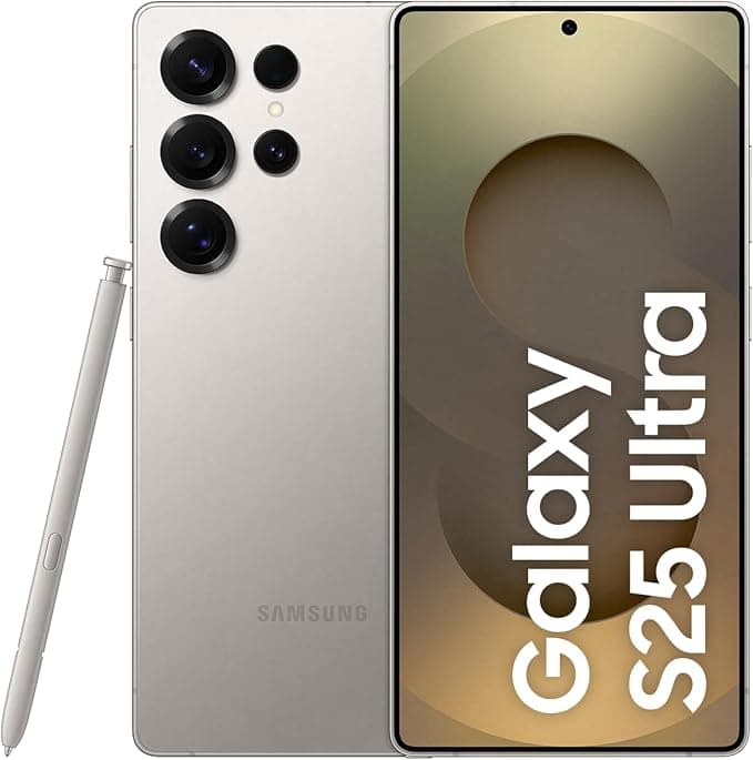 Celular Samsung Galaxy S25 Ultra 5G, 256GB, 12GB RAM, Câmera Quádrupla de 200 50 10 50, Tela Grande de 6.9", Titânio Cinza