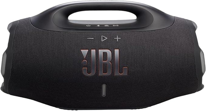 JBL, Caixa de Som, Boombox 4, Bluetooth, Som JBL Pro, AI Sound Boost, Graves Personalizáveis, Bateria de até 34h, IP68, Áudio Lossless – Preta