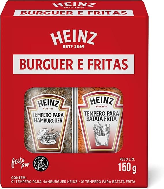 Heinz Kit Temperos para Hambúrguer e Batata 150g