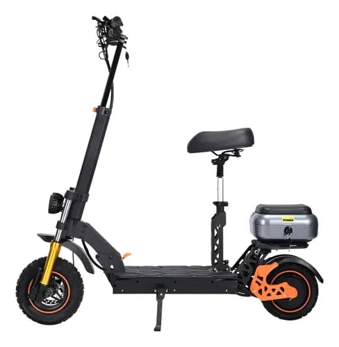 Patinete Eletrico 11 Polegada 52km/h Adulto 1200w C/assento Preto