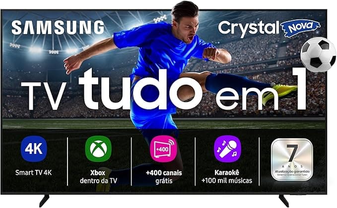 'Samsung Smart TV 55" Crystal UHD 4K U8100F 2025