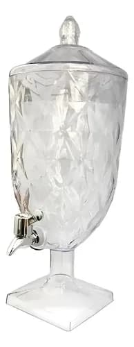 Suqueira Jarra Cristal Acrílico Diamond Água Suco4,5l Xplast
