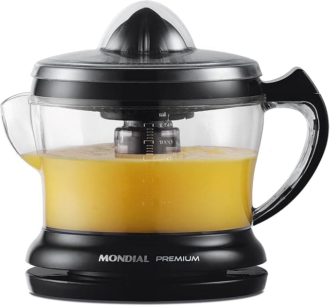 MONDIAL Espremedor Premium, Preto, 30W - E-02