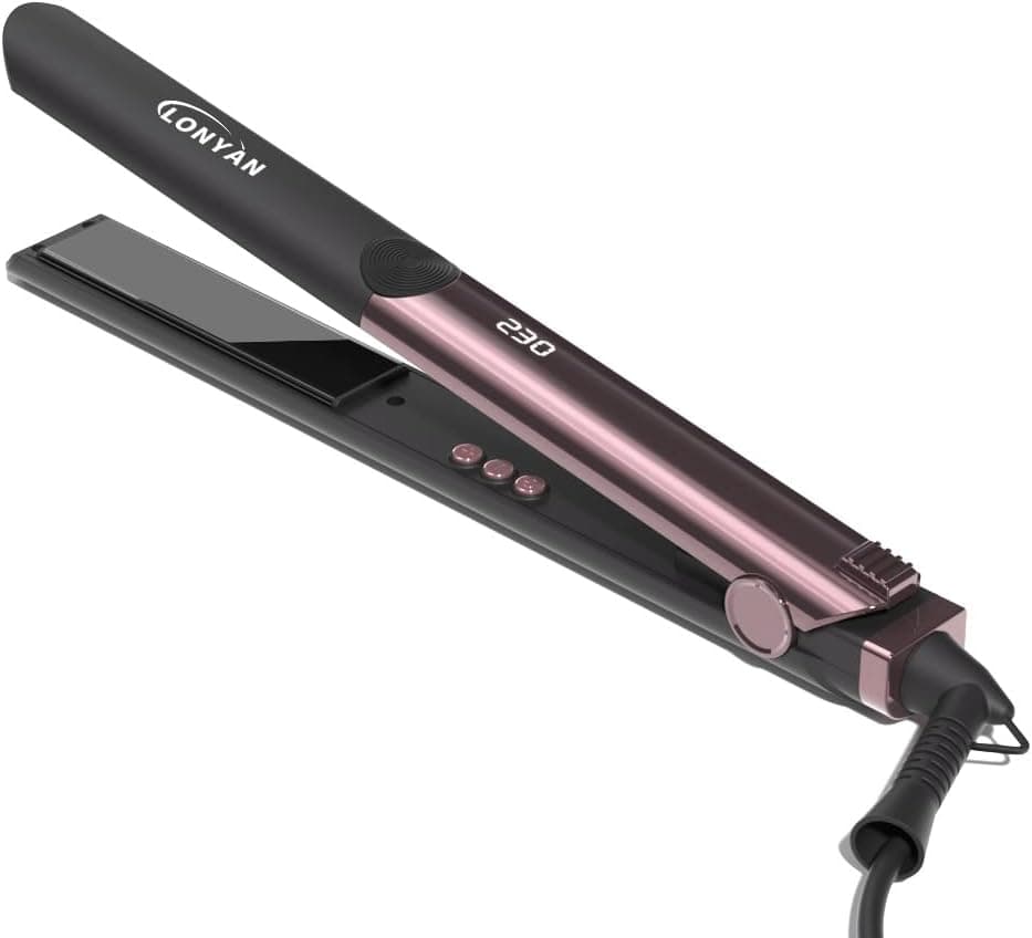 Plancha Para el Pelo Professional Chapinha Bivolt 127V 220V 55W Silencioso Ionización Alisador Para Cabello Temperatura Ajustable Com visor LED