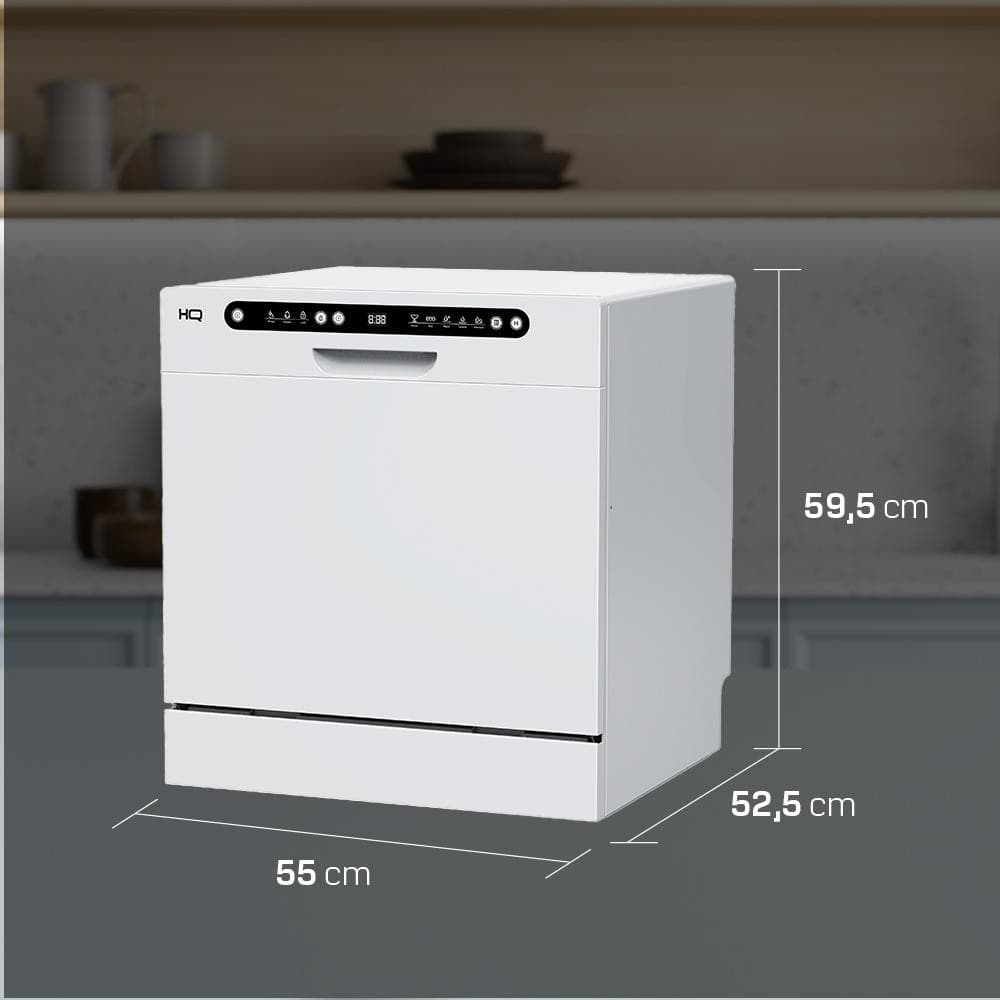 Lava Louças HQ Digital 8 Serviços Branca HQ-LL8DB2 220V