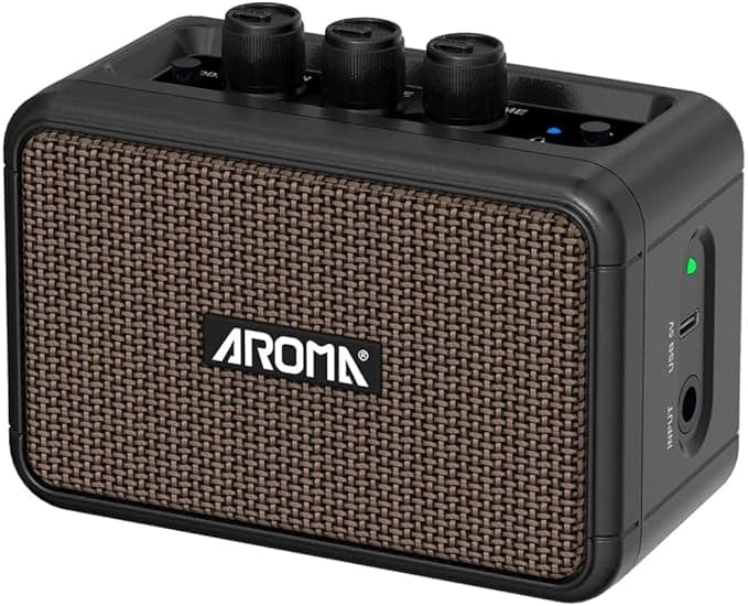 VEDO Amplificador de Guitarra Elétrica 5W Portátil com Bluetooth