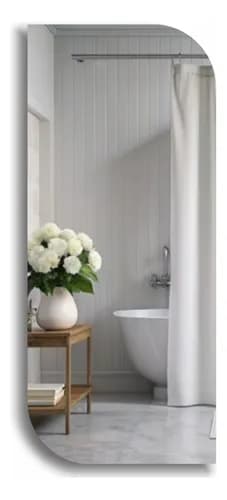 Espelho Orgânico Decorativos 70cm Lapidado Design Fit Moderno Luxo Quarto Sala Banheiro Hall Decorativos Camarin Polido Sem Moldura Polido Vmex