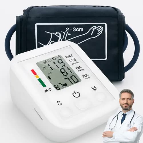 Aparelho Medidor De Pressão Arterial Digital Automático De Braço Monitor Inteligente Com Tela Lcd Grande, Detecção De Arritmia, Memória Para Leituras E Operação Simples Rhead Red High End Studios