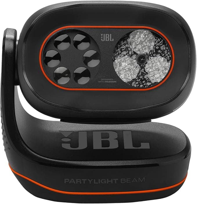 JBL, Luz para Festa Portátil, PartyLight Beam, Personalizável - Preto