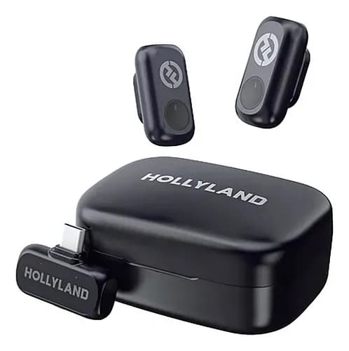 Microfone Hollyland Lark A1 Duo Usb-c cor Preto