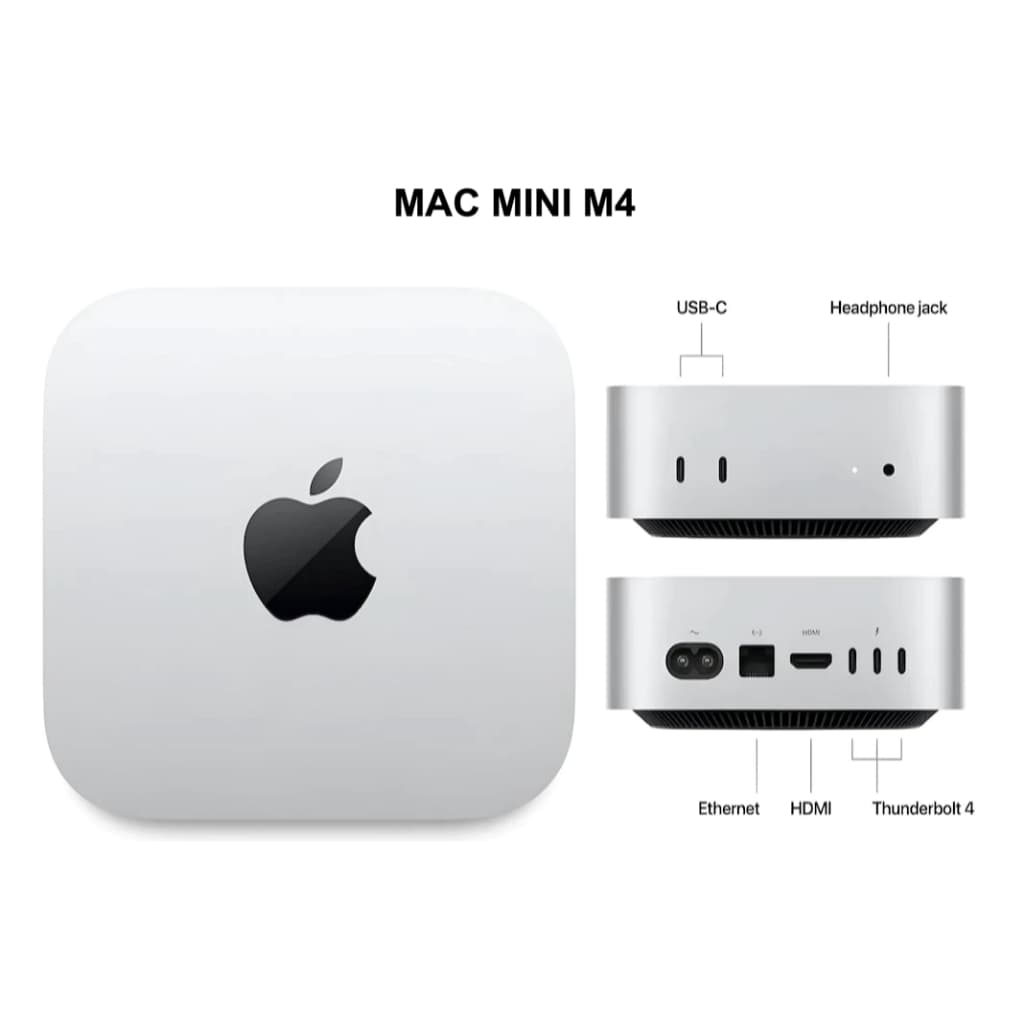 Apple MacMini M4 16.256 ou M2 8.256 - Original Lacrado - 1 Ano de Garantia