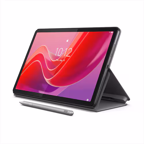 Tablet Lenovo M11 com Tela 11" WVA 90Hz, 128GB, Wi-Fi, Android 13, 4GB de RAM e processador Octa-Core – Prata Caneta Touch Case Protetor
