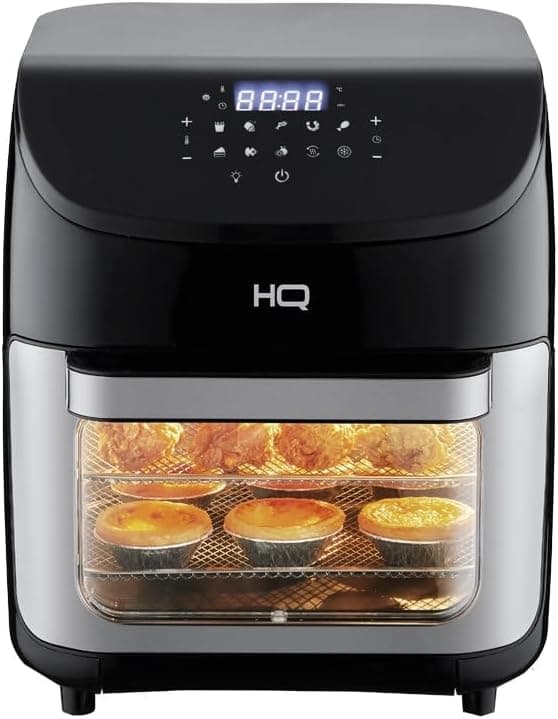 Fritadeira Sem Óleo AirFryer Oven HQ 5 em 1 12 litros Digital Com visor Preta HQ-AFO12LDVG (220V)