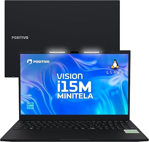 Notebook Positivo Vision i15M Minitela Intel Core 3 N300 8GB 256GB SSD Wi-Fi 6 Linux - Tela 15,6" Full HD IPS Antirreflexo