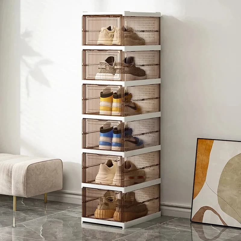 Sapateira Organizador Sapatos Empilhável Vertical 6 Andares
