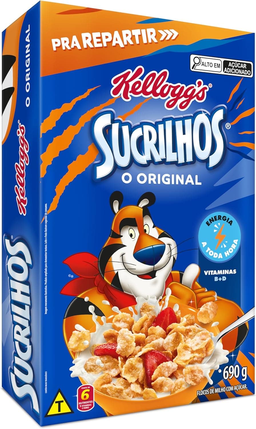 4x Unidades de Cereal Sucrilhos® Original Kellogg's® 690g
