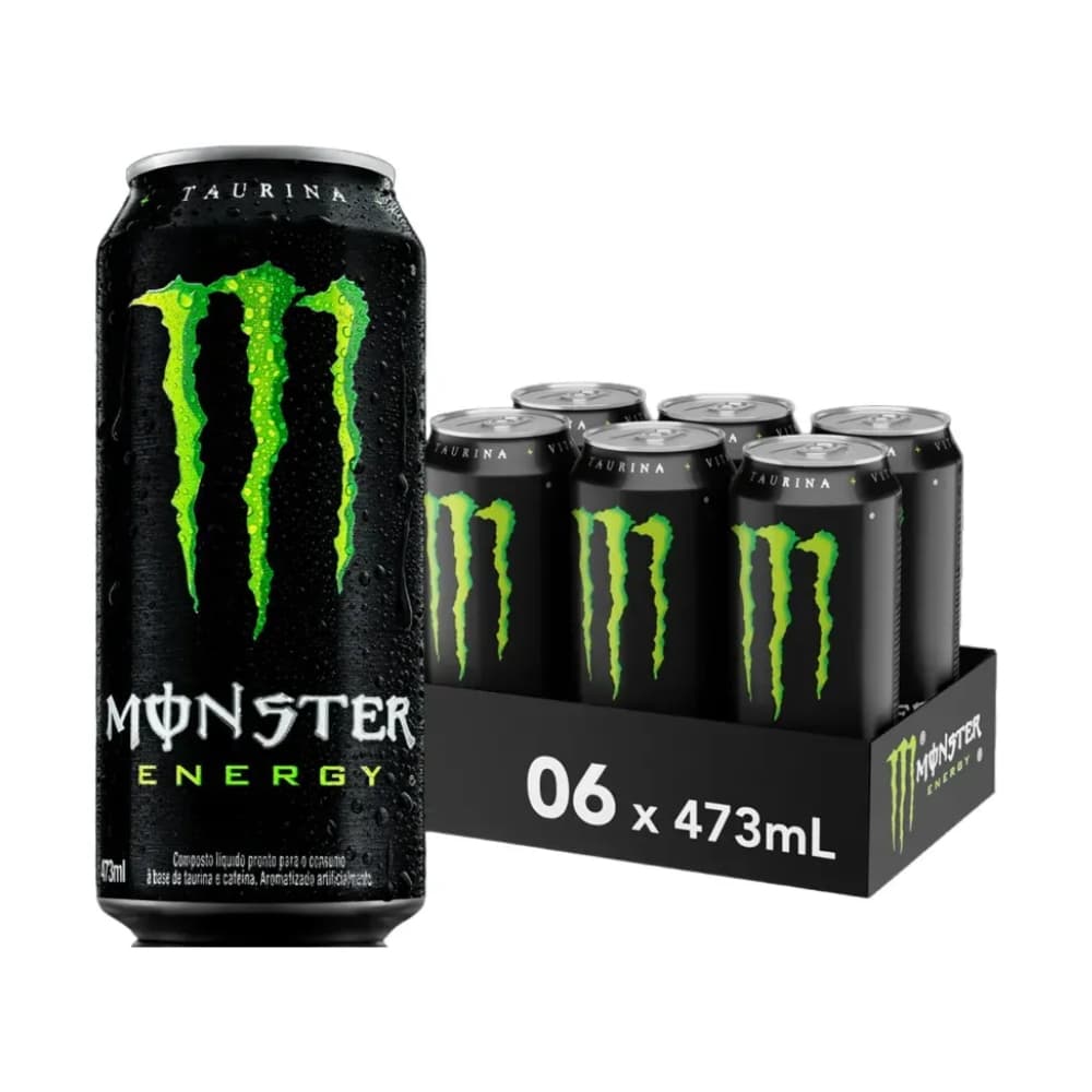 Energético Monster Energy 473ml - 6 Unid.