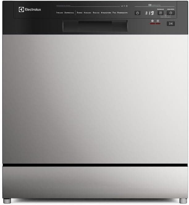Electrolux Lava-Louça Electrolux 8 Serviços Inox com Programa Lava