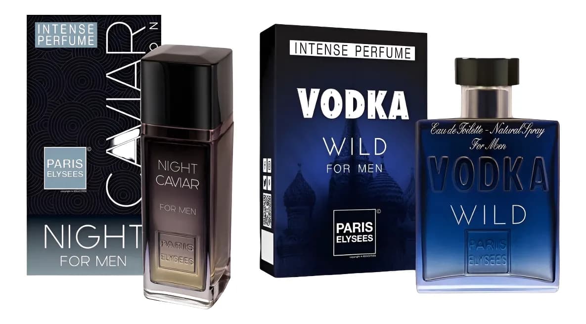 Kit 1 Vodka Wild 100ml 1 Night Caviar 100ml