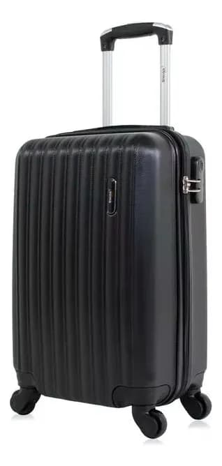 Mala Pequena De Bordo Londres 4 Rodas Swiss Move Preto