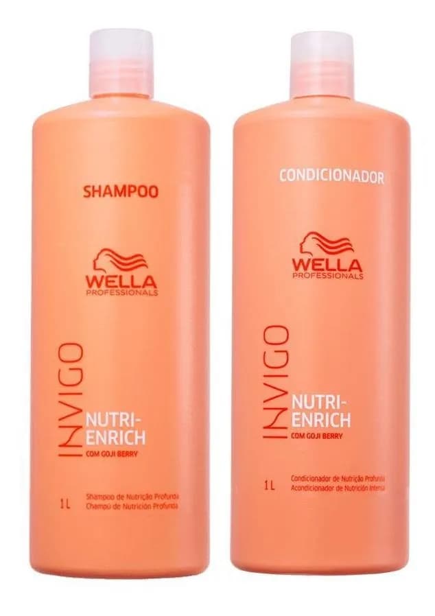 Kit Wella Pro Invigo Enrich Shampoo 1l Condicionador 1l