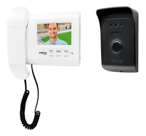 Video Porteiro Ivr 1010 Branco E Preto Intelbras 110V/220V