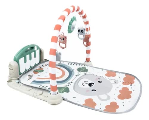 Tapete Atividades Ginasio Para Bebes Piano Musical Mobile Cor Urso