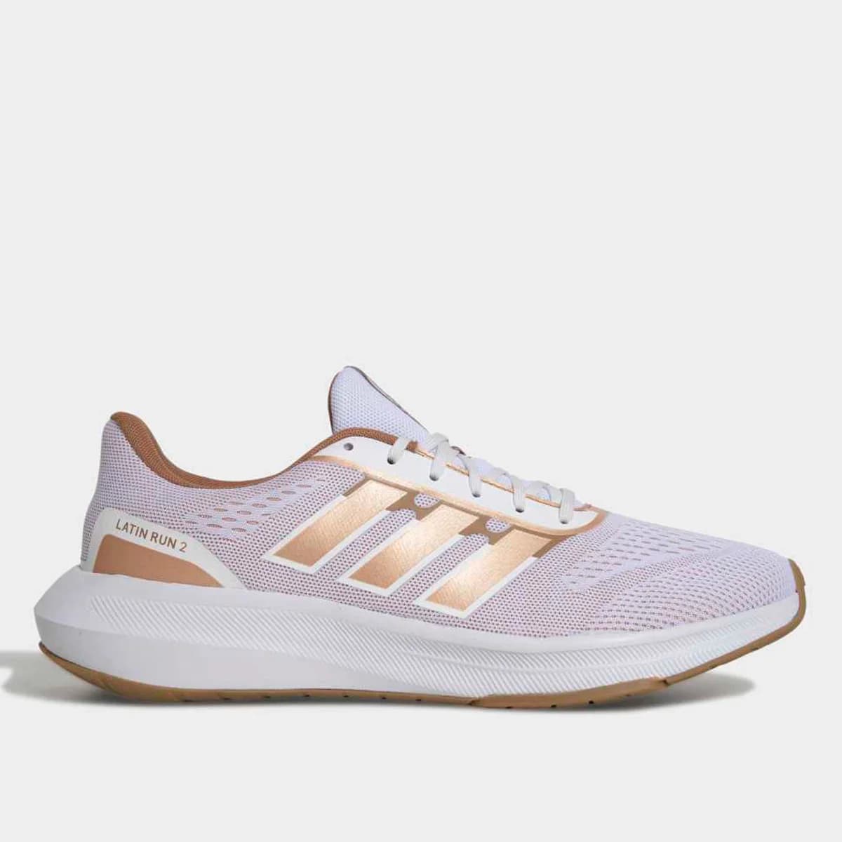 Tênis Adidas Latin Run 2 Feminino - Rosa Dourado
