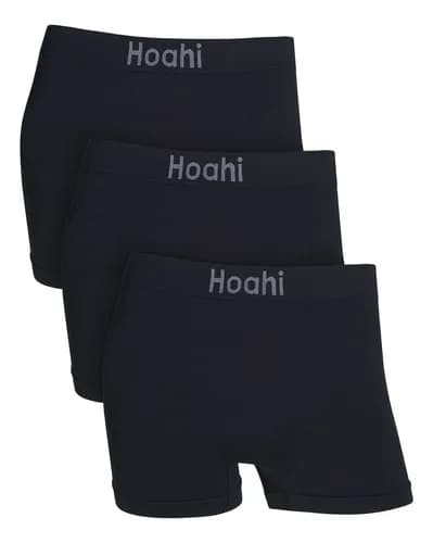 Kit 3 Cuecas Boxer Microfibra Sem Costura Premium Hoahi