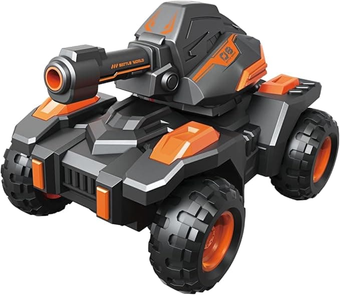 Carrinho Controle Remoto Tanque Water Bomb Maxi Toys (Laranja)