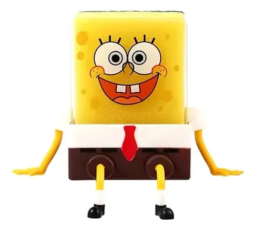 Suporte Decorativo Bob Esponja Bucha Decoração De Pia