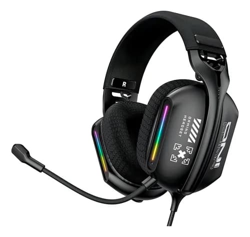 Headset Gamer Profissional Onikuma X12 Rgb Preto