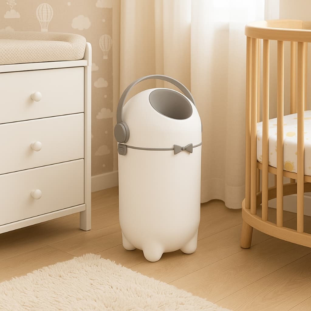 Lixeira Antiodor Antibacteriana para quarto do Bebê, Banheiro, fraldas e Pet, lixeira Mágica 3 em 1